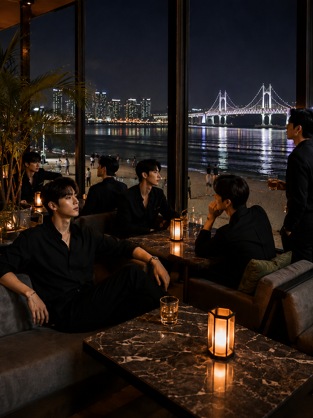 광안리호빠 — 광안리해수욕장과 광안대교 야경가 보이는 라운지